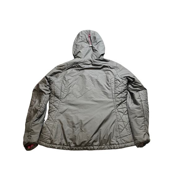 Patagonia Micro Puff Full Zip Quilted Insulated Hooded Jacket Womens XL Gray - Picture 3 of 9